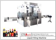 Automatyczna maszyna do napełniania płynów z 24 dyszami do 0,5 - 2 l wina / sosu sojowego