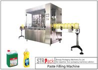 8-głowicowa maszyna do napełniania tłoków do mycia naczyń z napełniaczem serwo 3000 B / H Maszyna do napełniania pasty o dużej pojemności