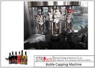 Obrotowa zagniatająca elektryczna maszyna do zamykania ROPP 6 głowic do aluminiowych butelek z nakrętkami