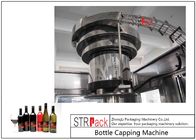 Obrotowa zagniatająca elektryczna maszyna do zamykania ROPP 6 głowic do aluminiowych butelek z nakrętkami