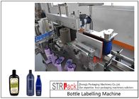 Okrągła / płaska / kwadratowa maszyna do etykietowania butelek, dwustronna maszyna do etykietowania z serwonapędem