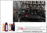 Linia maszyn do pakowania butelek 8000 BPH Automatyczna obrotowa pralka do butelek z 24 głowicami