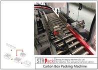 Automatyczna przemysłowa maszyna do pakowania kartonów o dużej pojemności na butelki / puszki