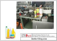 Czystsza linia do napełniania butelek z antykorozyjnym wypełniaczem do butelek grawitacyjnych i obrotową maszyną do zamykania