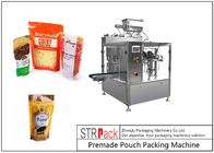 Automatyczna maszyna do pakowania pasty pomidorowej Doypack Pouch Obrotowa maszyna pakująca ze sterowaniem PLC do pakowania płynnej żywności