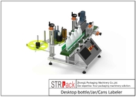 Biurkowa maszyna do etykietowania butelek na słoiki / puszki 20 - 60 sztuk / min