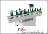 Kosmetyki Okrągła maszyna do etykietowania butelek Owijanie wokół wykrywania kamery wizualnej