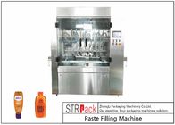 Sterowanie PLC Maszyna do napełniania pasty z 8 dyszami, maszyna do napełniania słoików szklanych dżemem 400G