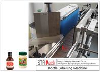 Pionowa samoprzylepna maszyna do etykietowania okrągłych butelek ze sterowaniem PLC 120 BPM