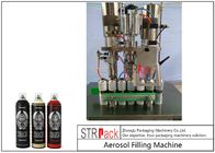 Półautomatyczna maszyna do napełniania farb w aerozolu do odświeżacza powietrza / czynnika chłodniczego