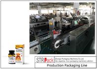 Stabilna wydajność maszyny do pakowania butelek / automatyczna maszyna do szybkiego pakowania w kartony