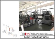 Automatyczna przemysłowa maszyna do pakowania kartonów o dużej pojemności na butelki / puszki