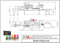 10ml-100ml E-Liquid Maszyna do napełniania butelek i linia do pakowania etykiet z pompą tłokową