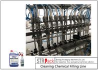 Przemysłowe czyszczenie linii do napełniania butelek Chemiczna linia do napełniania Stabilne napięcie