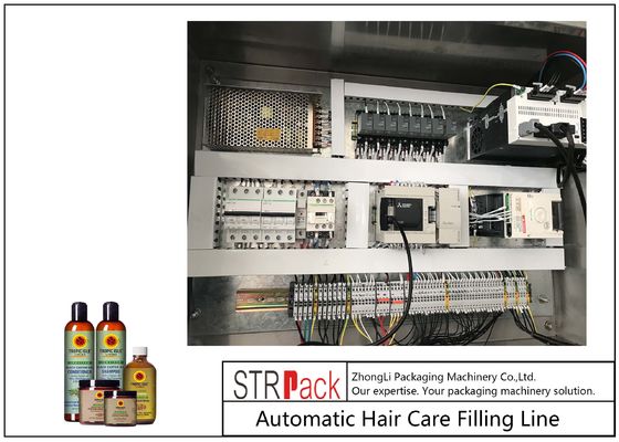 Linia wypełniania butelek z żelem prysznicowym