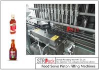 Automatyczna maszyna do napełniania tłoków sosem chili Sterowana przez PLC 12 dysz 250 ml