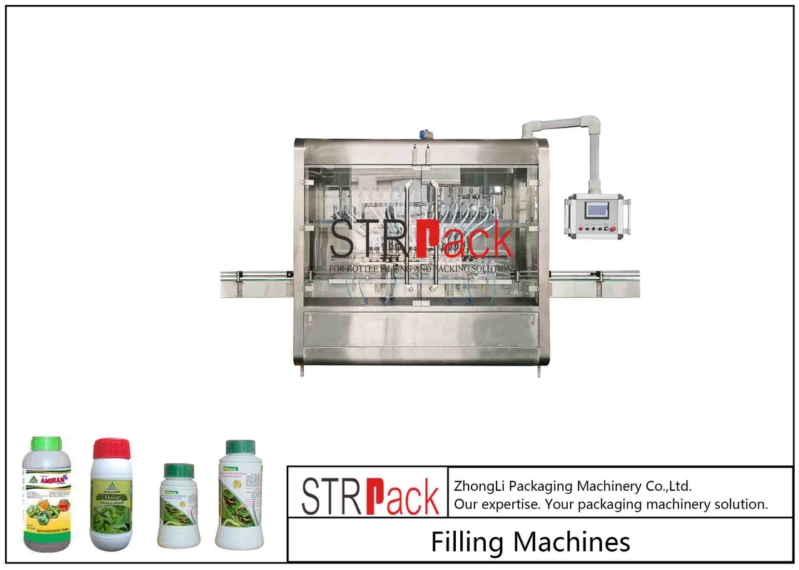 50 ml serwo tłokowa maszyna do napełniania nawozu pestycydowego 4800B / H