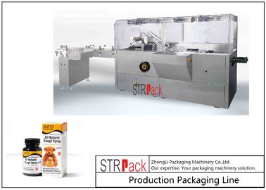 Stabilna wydajność maszyny do pakowania butelek / automatyczna maszyna do szybkiego pakowania w kartony