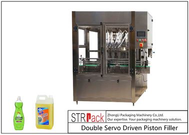 Liquid Cleaner Linear 6 Heads Maszyna do napełniania pasty Double Servo Driven